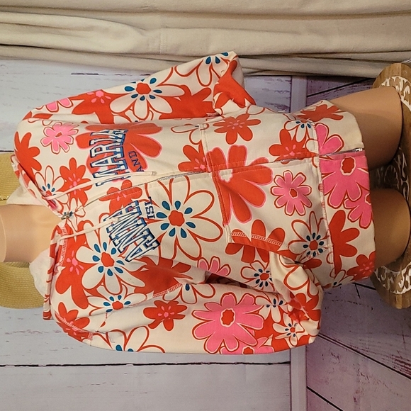 Vintage Girl Tops - Pink Vintage Girl Zip-up Sweat Jacket from AnnaMaria Island, FL.